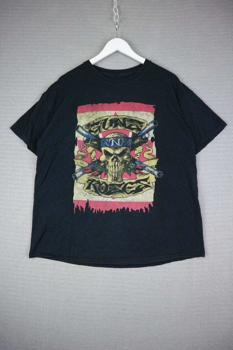 Guns n Roses Mens Tour Tee 2017 Band Streetwear Y2K